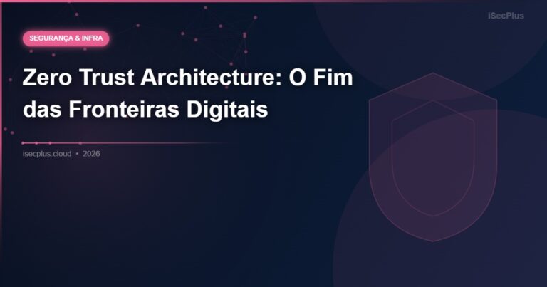 Zero Trust Architecture: O Fim das Fronteiras Digitais