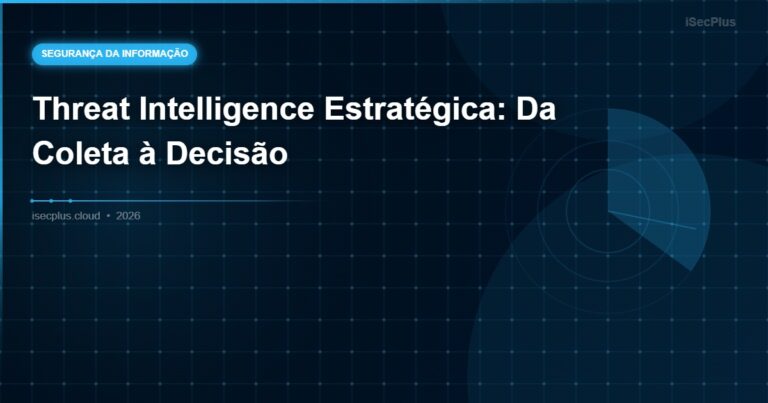 Threat Intelligence Estratégica: Da Coleta à Decisão