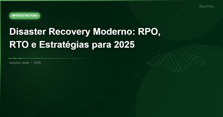 Disaster Recovery Moderno: RPO, RTO e Estratégias para 2025