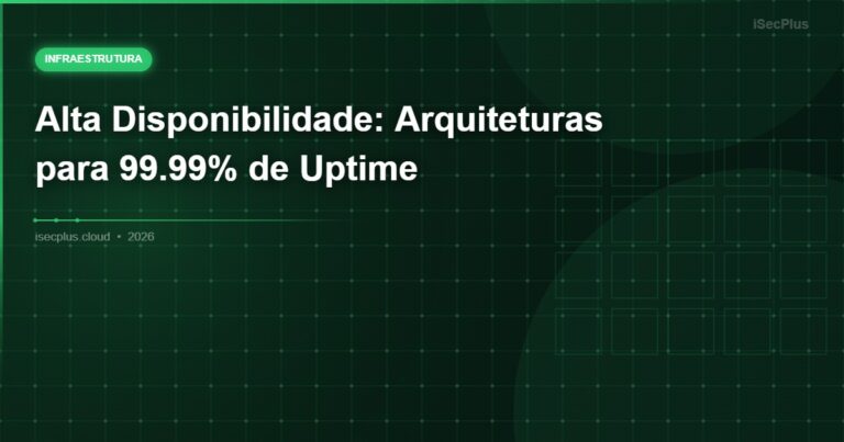 Alta Disponibilidade: Arquiteturas para 99.99% de Uptime