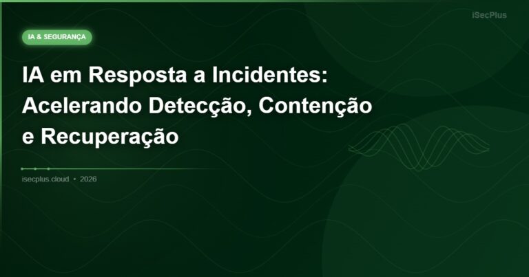 IA em Resposta a Incidentes: Acelerando Detecção, Contenção e Recuperação